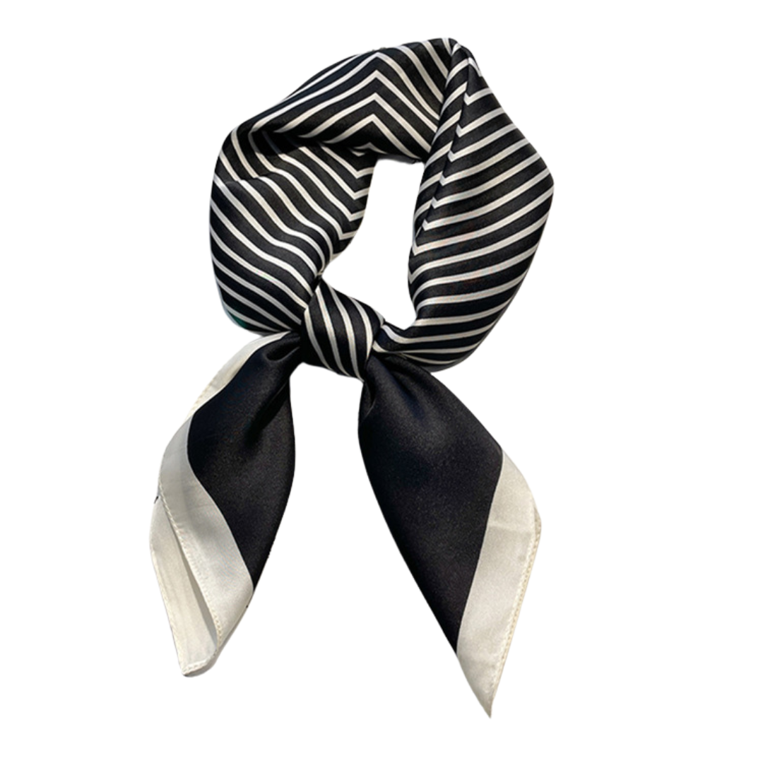 Pañuelo de Seda "Riviera Scarf": Elegancia y Sofisticación Atemporal