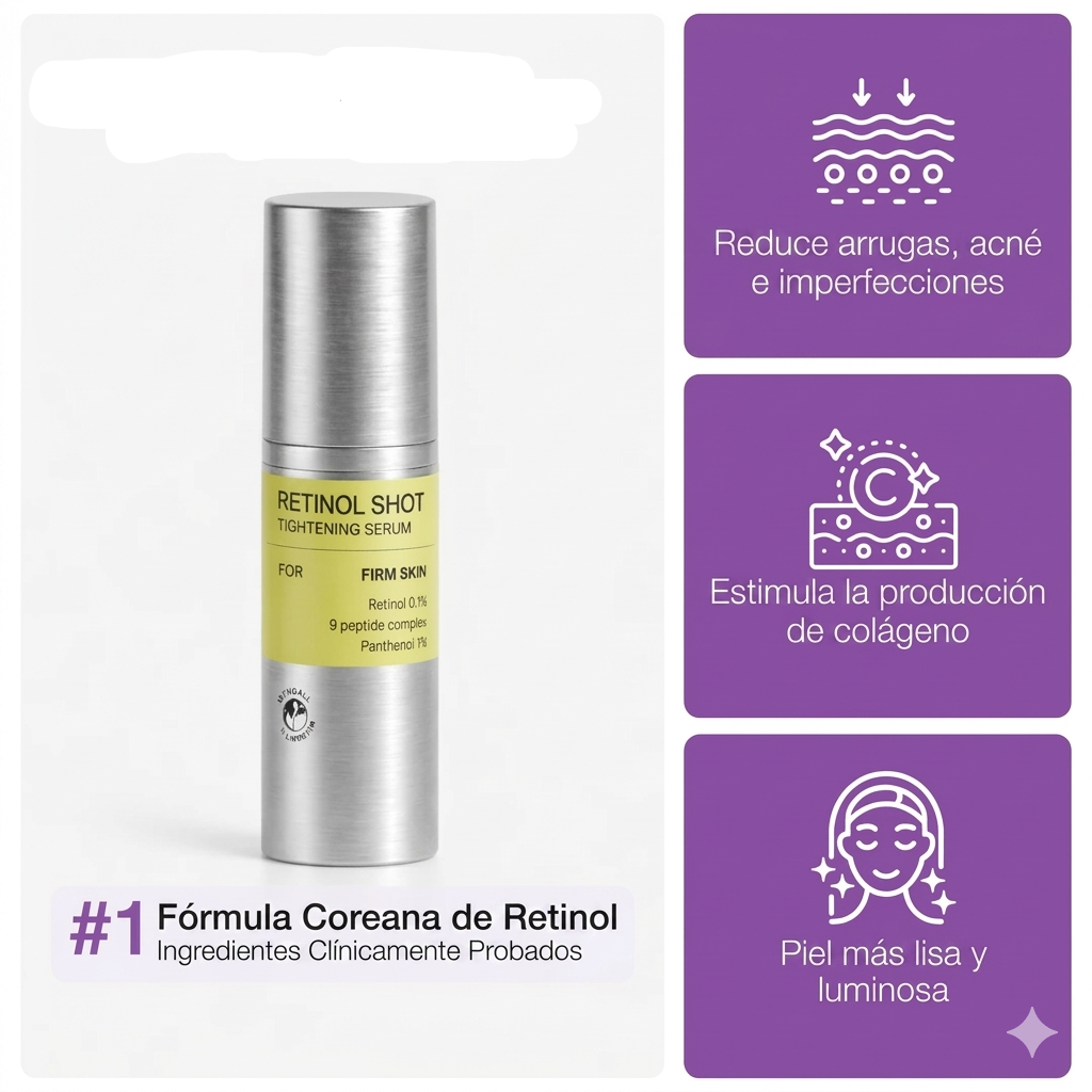 Sérum antiedad Retinol Shot