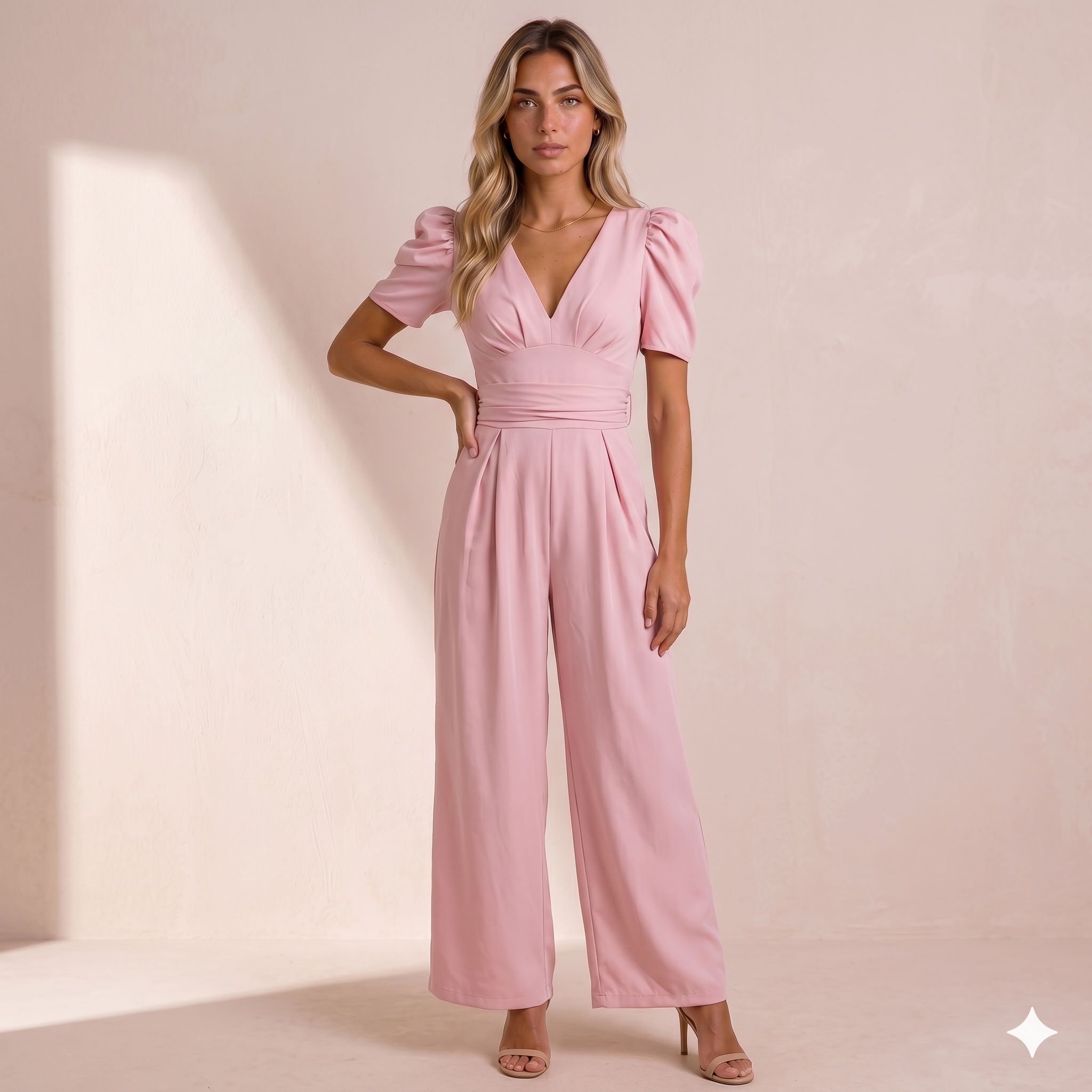 Mono Elegante de Pierna Ancha: Sofisticación y Estilo en una Sola Prenda