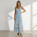 Vestido Elegante "Brisa de Verano": Sofisticación Floral y Silueta Perfecta
