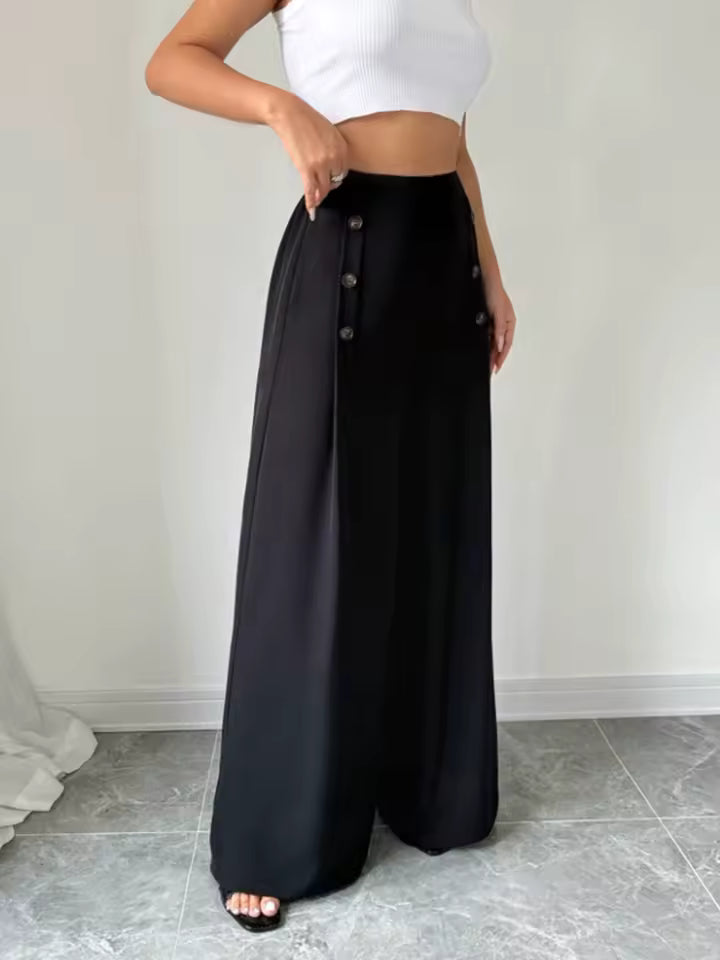 Pantalones Palazzo de Cintura Alta: Elegancia y Movimiento