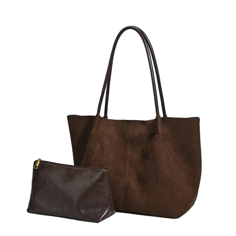 Bolso Tote Pana Estilo Inglés – Elegancia Casual Versátil