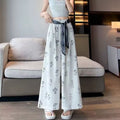 Pantalones Palazzo Retro con Lazo: Comodidad y Estilo Fluido