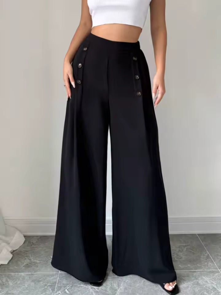 Pantalones Palazzo de Cintura Alta: Elegancia y Movimiento