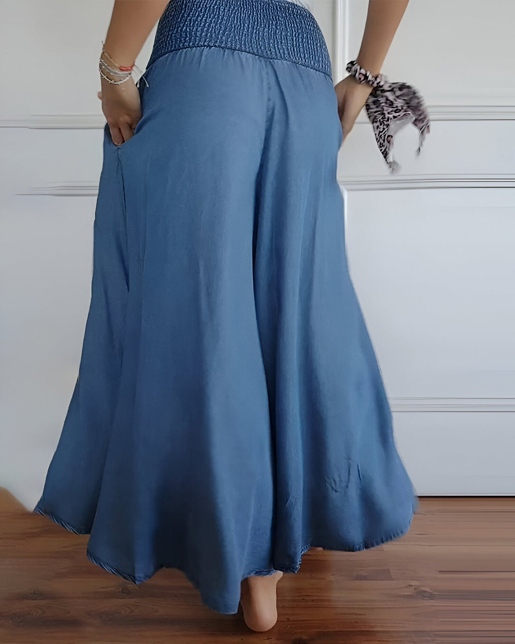 Falda estampada ligera