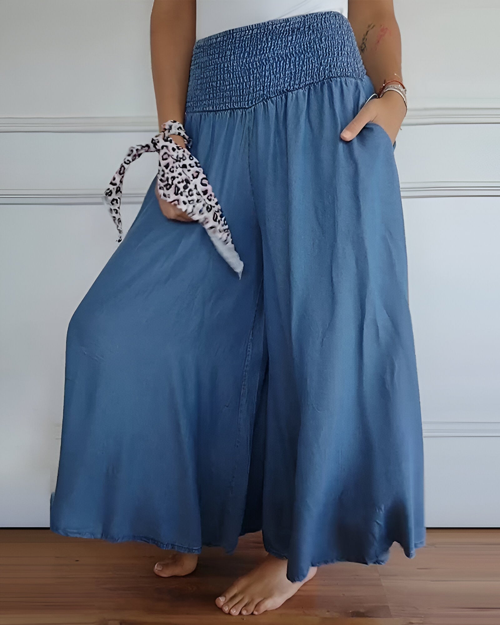 Falda estampada ligera