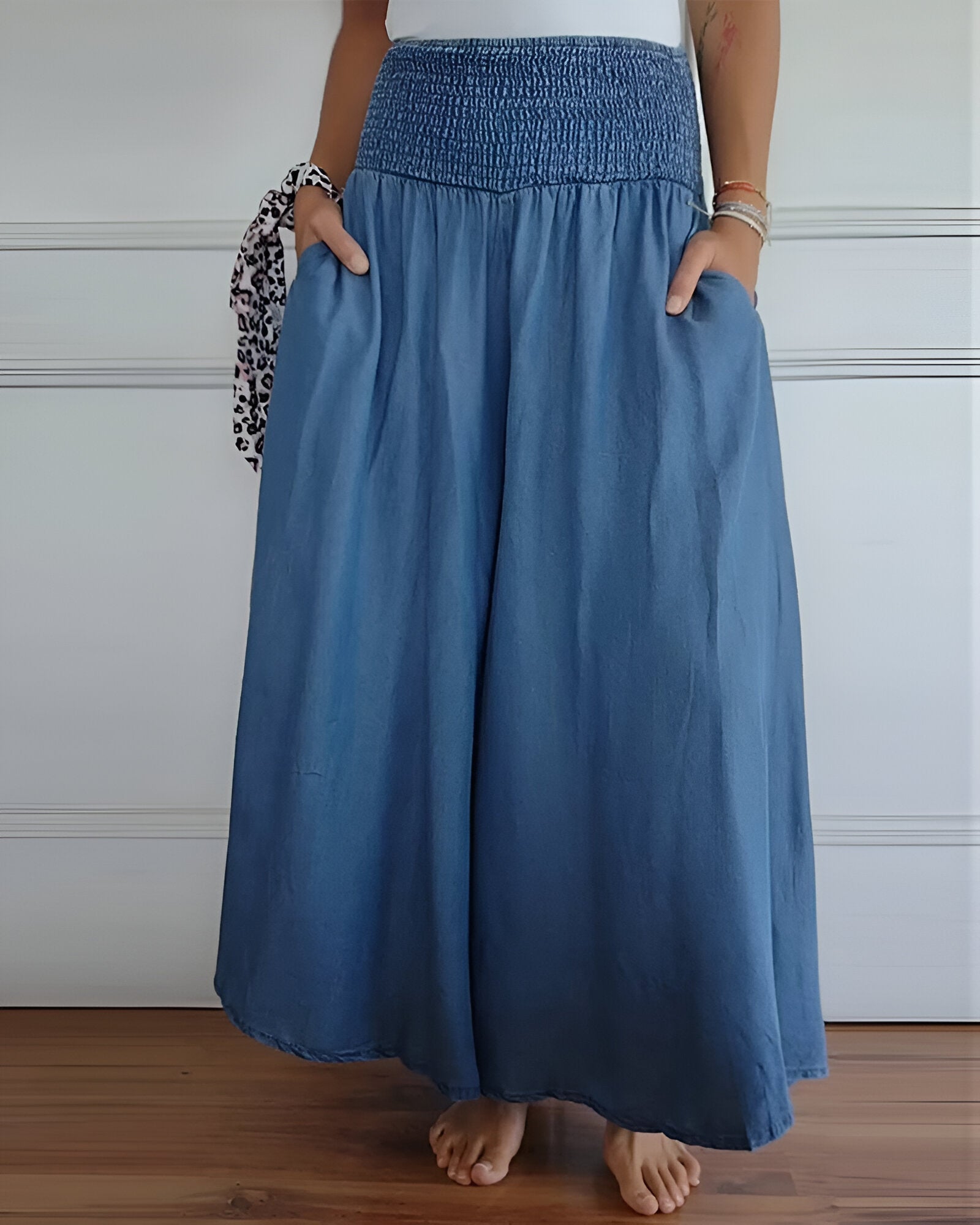 Falda estampada ligera