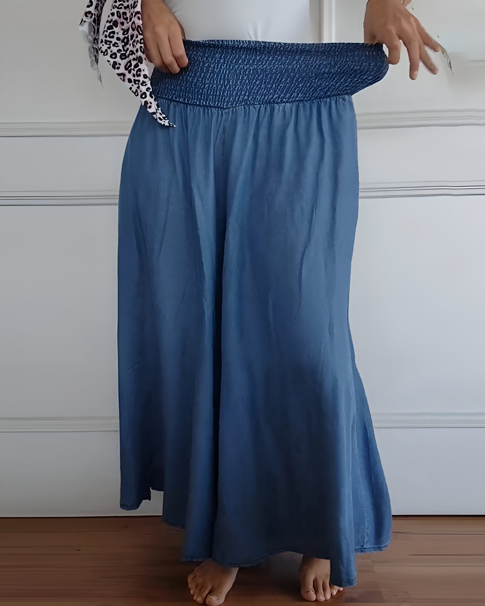 Falda estampada ligera