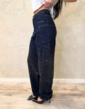 Jeans modelo Luna Baloon Fit con Strass