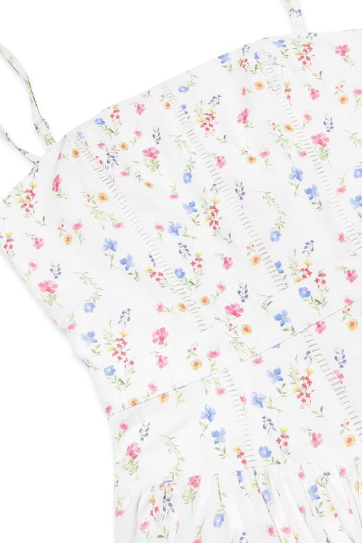 Vestido Midi "Tamsin": Elegancia Floral y Silueta Perfecta