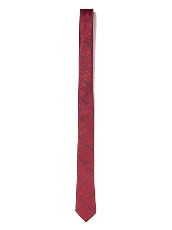 Corbata de microfibra Check Red